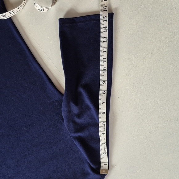 Hype Navy Blue Crew Neck Top - Picture 4 of 7